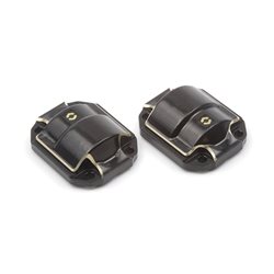Brass Diff Cover (Black/2pcs)