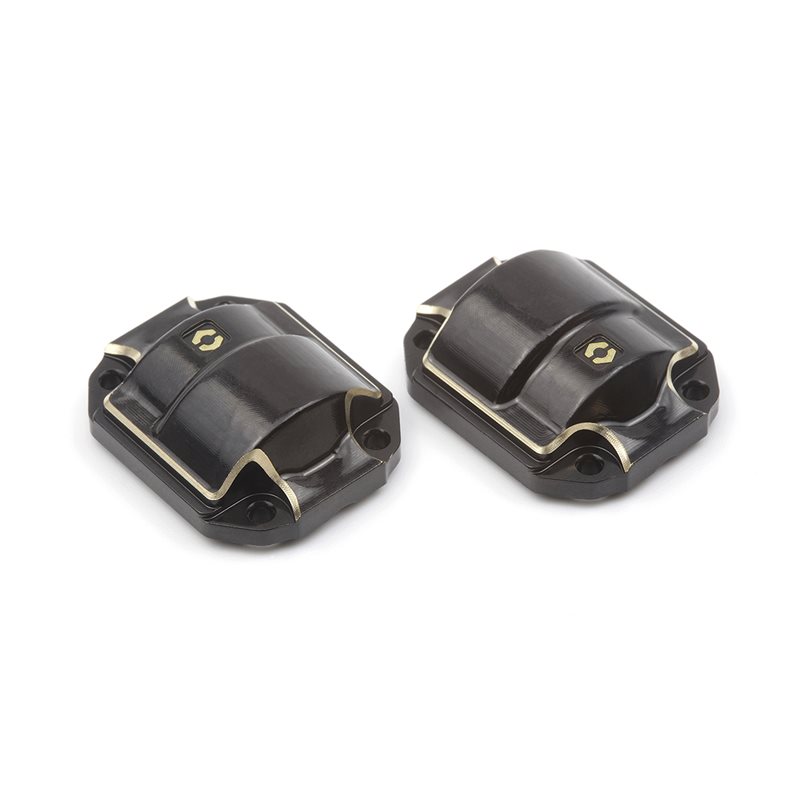 Brass Diff Cover (Black/2pcs)