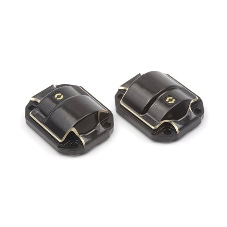 Brass Diff Cover (Black/2pcs)
