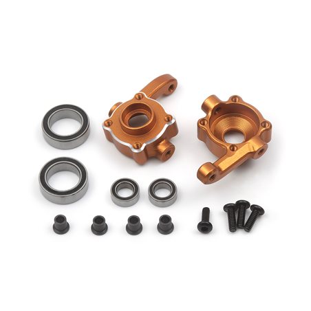 Aluminum Steering Spindle Set (Orange)