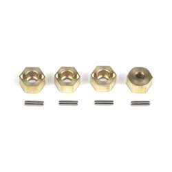 7mm Hex Hub Set (Brass/4pcs)