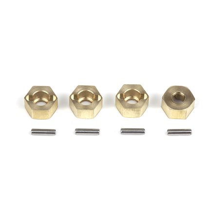 7mm Hex Hub Set (Brass/4pcs)
