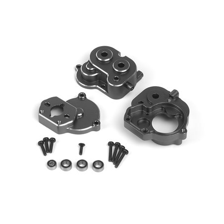 Aluminum Center Gear Box Set (Gunmetal)