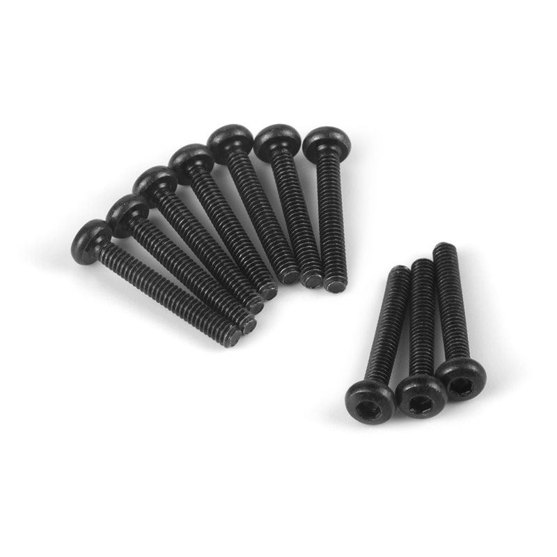 Button Head Screw M2x14mm (Hex Socket/10pcs)