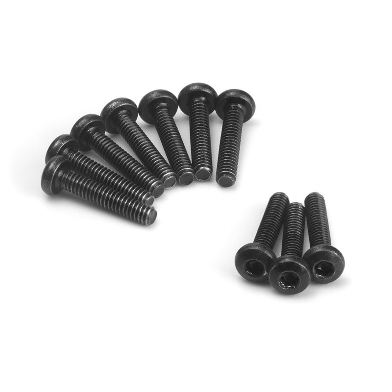 Button Head Screw M2x10mm (Hex Socket/10pcs)