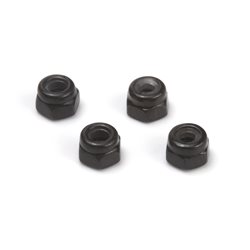 Lock Nut M2 (Black/4pcs)