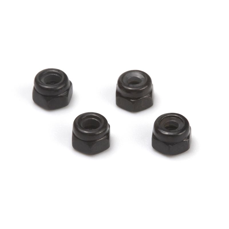 Lock Nut M2 (Black/4pcs)