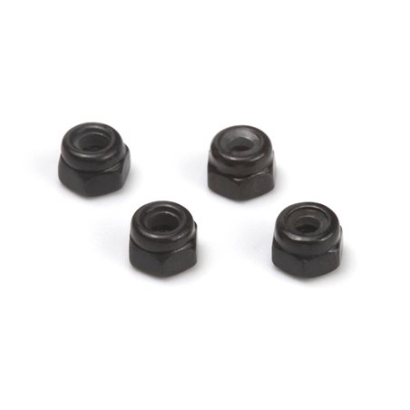Lock Nut M2 (Black/4pcs)