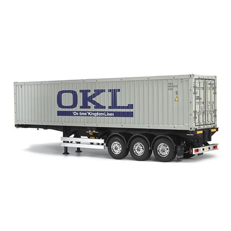 1/14 R/C 40-Foot Container 3-Axle Semi-Trailer