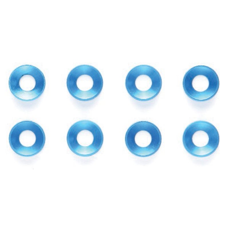 3mm Alu. Washer *8 Blue