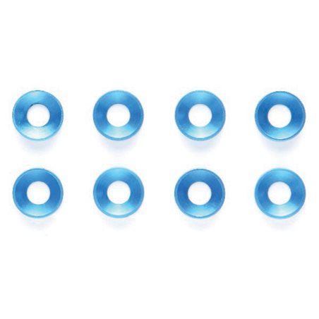 3mm Alu. Washer *8 Blue