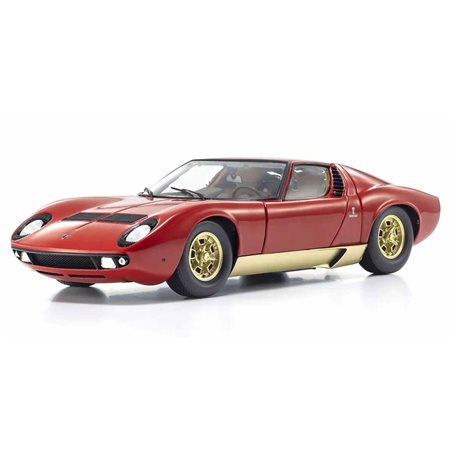 Kyosho 1:18 Lamborghini Miura P400 1968 Red-Gold