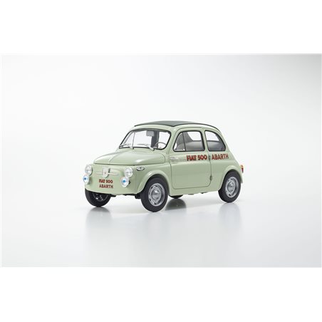 Kyosho 1:18 Fiat Nuova 500 Elaborazione Abarth Record Green Clear