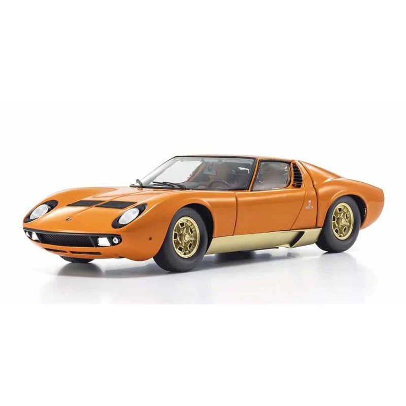 Kyosho 1:18 Lamborghini Miura P400 1968 Orange-Gold