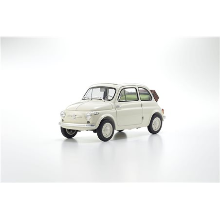 Kyosho 1:18 Fiat Nuova 500 Ivory Accessories Version