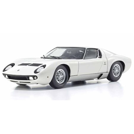 Kyosho 1:18 Lamborghini Miura P400 1968 White-Silver
