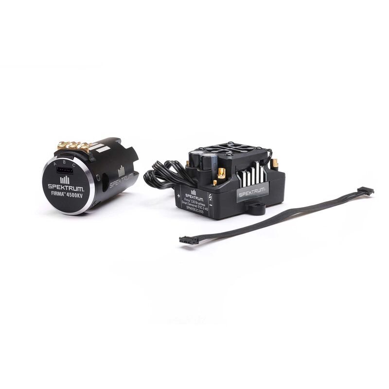 Spektrum Accessories Firma 130A Brushless Smart ESC / 4500Kv Sensored Motor Combo