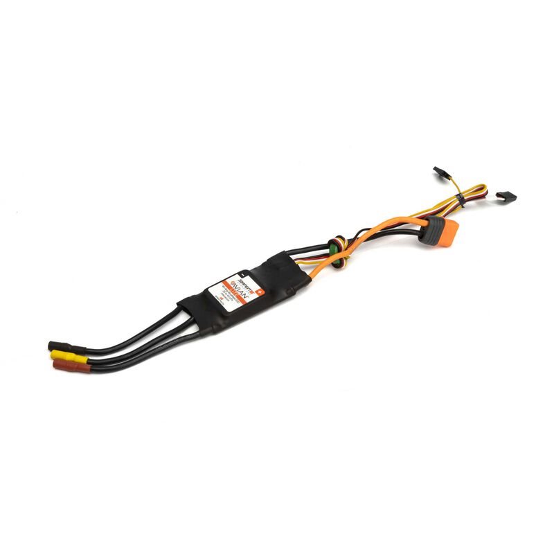 Spektrum Accessories Avian 45-Amp Smart Lite Brushless ESC 3S-4S: IC3