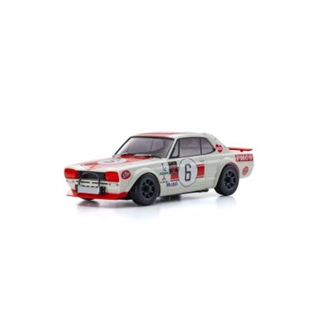 Autoscale Mini-Z Skyline 2000GT-R KPCG10 Racing'72 Red No.6 (MA020)