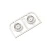 Wheel Set Kyosho Mini-Z AWD Narrow 0 Offset (2) White