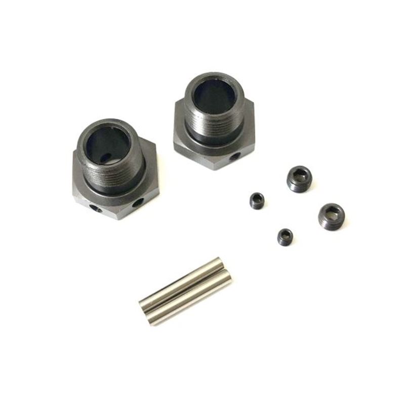 Kyosho Inferno MP9-MP10 Narrow Wheel Hub (2) Gun Metal
