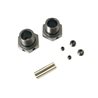 Kyosho Inferno MP9-MP10 Narrow Wheel Hub (2) Gun Metal