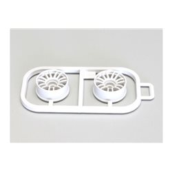 Wheels Set RE30 Kyosho Mini-Z MR03 Narrow-Offset 1.5 (2) White