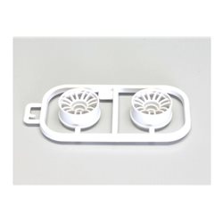 Wheels Set RE30 Kyosho Mini-Z MR03 Narrow-Offset 2.5 (2) White
