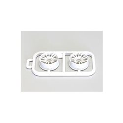 Wheels Set RE30 Kyosho Mini-Z MR03 Narrow-Offset 1.0 (2) White