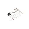 Bodyshell Nissan GT-R GT500 2008 Mini-Z + 2WD Rims (White Body)
