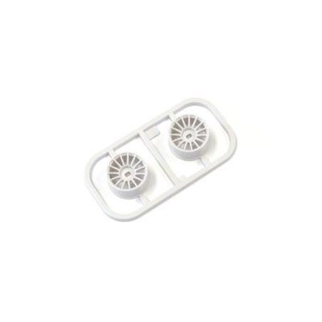 Wheel Set Kyosho Mini-Z AWD Wide 0 Offset (2) White