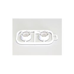 Wheels Set Kyosho Mini-Z MR03 Wide-Offset -1.0 (2) White