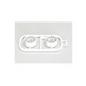 Wheels Set Kyosho Mini-Z MR03 Wide-Offset -1.0 (2) White