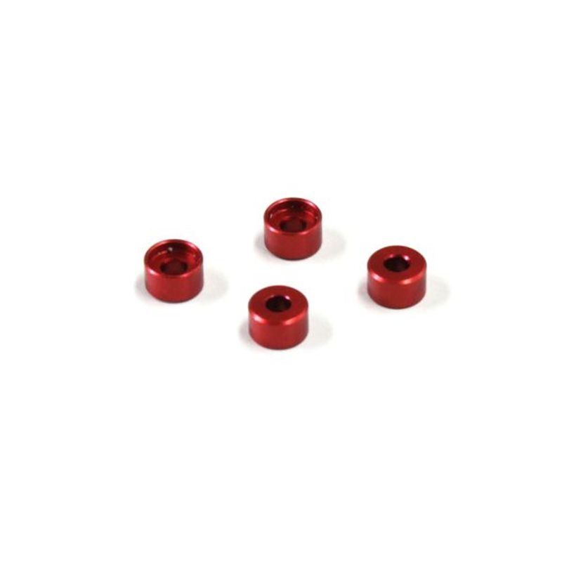 Kyosho Mini-Z MR03 Aluminium Collar for MZW418 (4) 3.0mm/Red