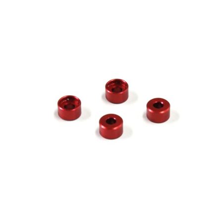 Kyosho Mini-Z MR03 Aluminium Collar for MZW418 (4) 3.0mm/Red