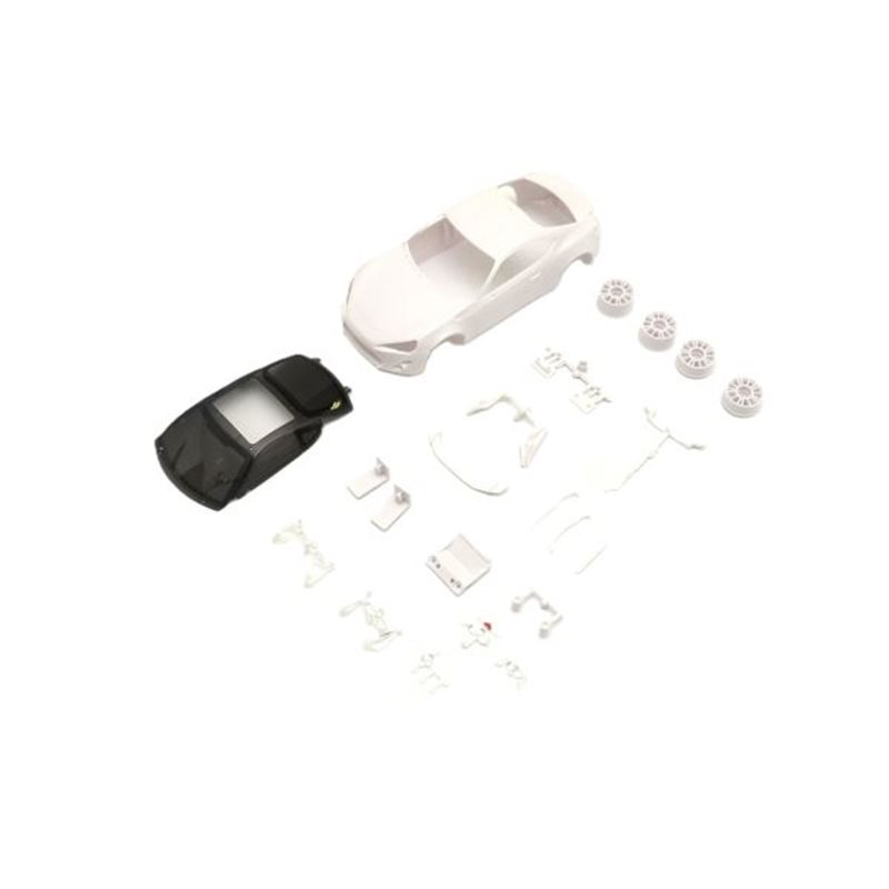 Bodyshell Toyota 86 Kyosho Mini-Z + 4WD Rims (White Body)