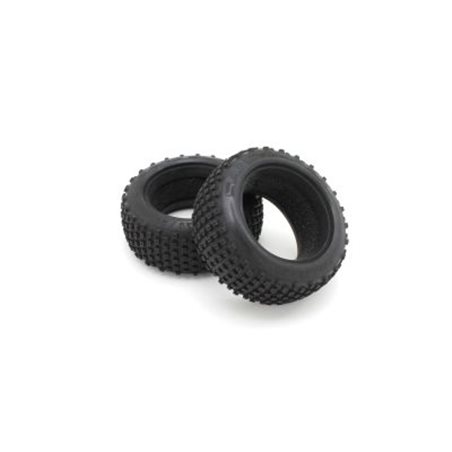 Kyosho Turbo Optima Front Medium Tires 50x83x30mm  (2) - Block type