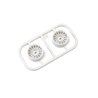 Wheel Set Kyosho Mini-Z AWD Narrow 2.5 Offset (2) White