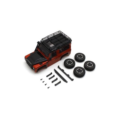 Bodyshell Land Rover Defender 90 Adventure Orange Mini-Z 4X4 MX01