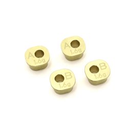 Brass Rear Hub Carrier Spacer set Inferno MP10