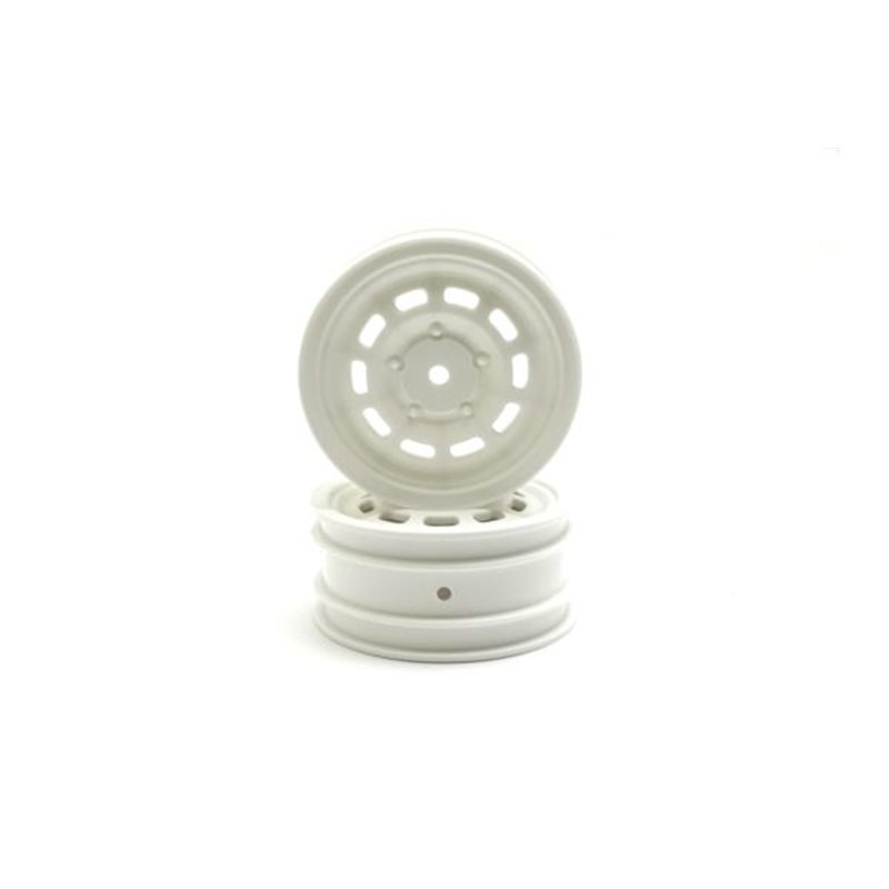 Front Wheels 10 holes White 2.2" (2) Kyosho EP Lazer SB DirtCross