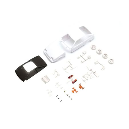 Bodyshell Toyota Trueno AE86 Kyosho Mini-Z + 4WD Rims (White Body)