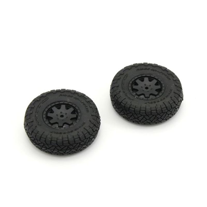 Pre-Glued Tires (2) Toyota 4Runner Kyosho Mini-Z 4X4 MX01