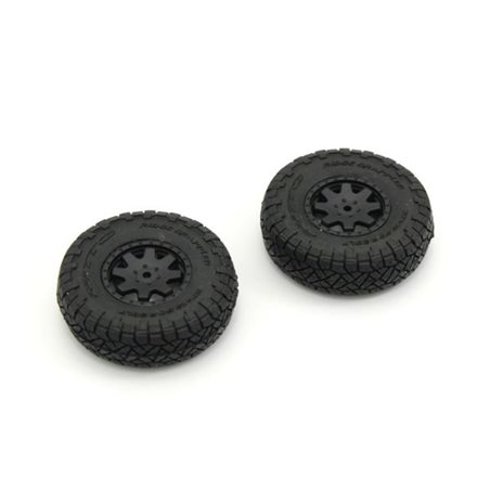 Pre-Glued Tires (2) Toyota 4Runner Kyosho Mini-Z 4X4 MX01