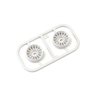 Wheel Set Kyosho Mini-Z AWD Narrow 3.5 Offset (2) White