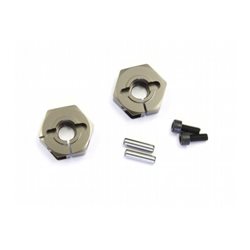 CRAMP WHEEL HUB (45) ZX5-ZX7 OPTION - GUN METAL