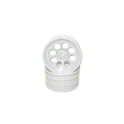 Kyosho Optima Mid Front Wheel 8 Holes White 50mm (2)