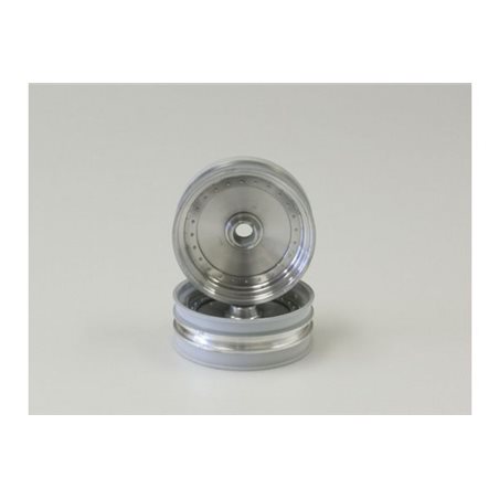 Kyosho Scorpion 2014 Satin Chromed Front Wheel 2.0 inches (2)