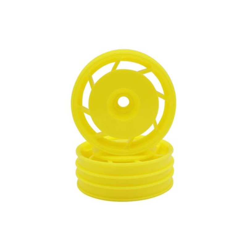 Kyosho 1:10 Ultima Front Wheels 8D 50mm (2) - Yellow