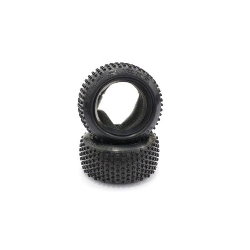 Kyosho Turbo Optima Hard Tires 50x83x36mm  (2) - Block type